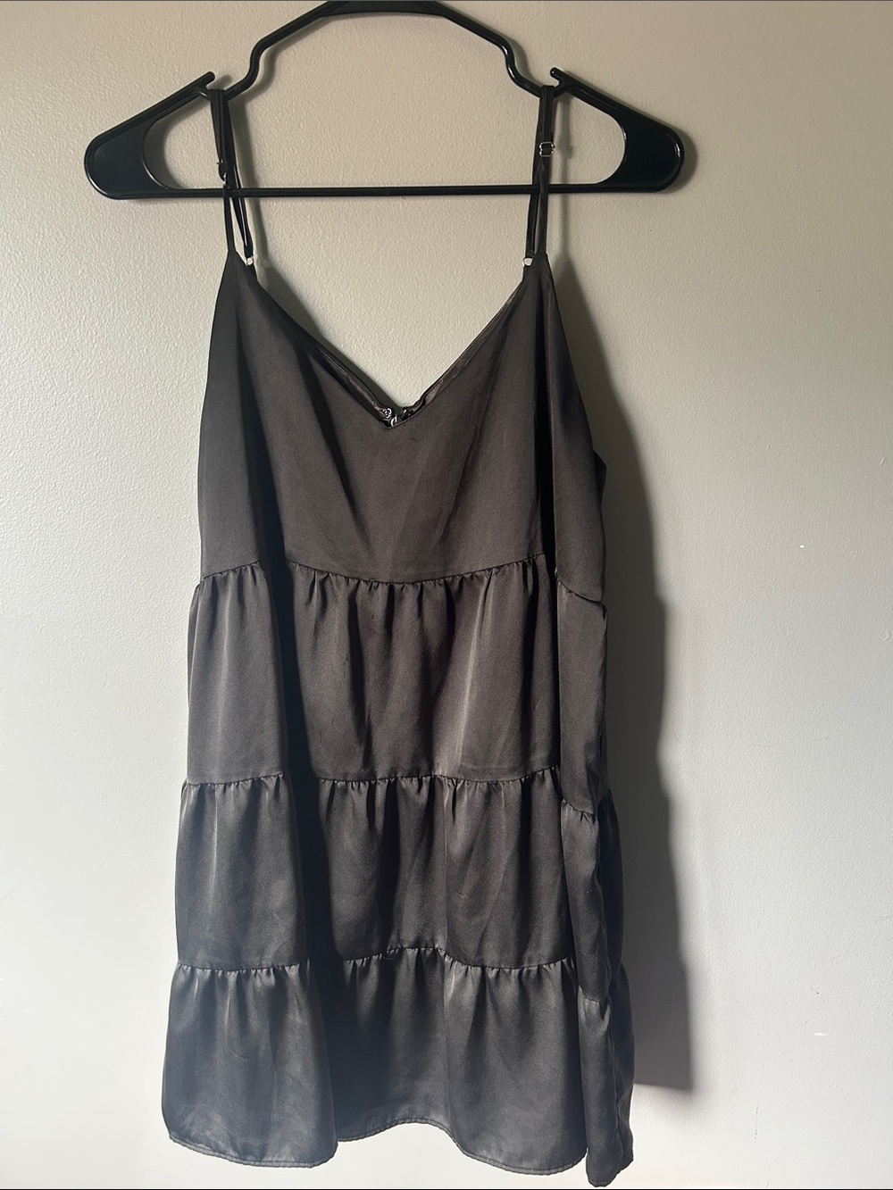 Black satin doll Dress